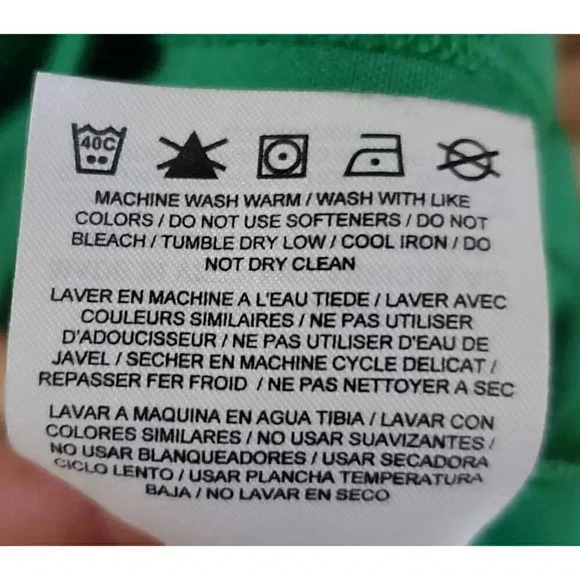 Nike Mens Size L Polo Shirt Green Logo Standard  Fit Dri-Fit Golf Sportwear - Picture 7 of 9